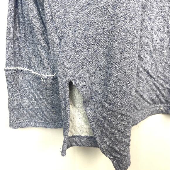 Free People We the Free Oversized Flight Turtleneck Heather Blue - Picture 10 of 11